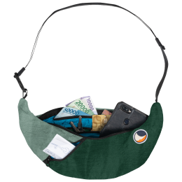 Чанта за кръста Ticket to the moon Upcycled Sling Bag зелен/светло зелен Dark Green / Jade Green
