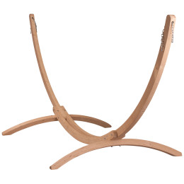 Стойка за хамак La Siesta Stojan na síť Canoa do 200kg кафяв Wood