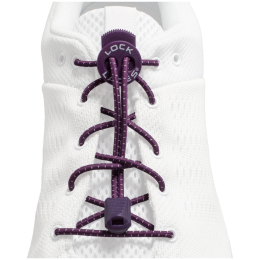 Връзки за обувки Lock Laces Original лилав Purple