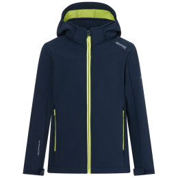 Детско софтшел яке Regatta Haydenbury Navy (Wild Lime) син/зелен Navy (Wild Lime)
