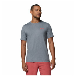 Мъжка тениска Columbia Parsons Point™ SS Back Graphic Tee сив City Grey Heather, Linear Peaks