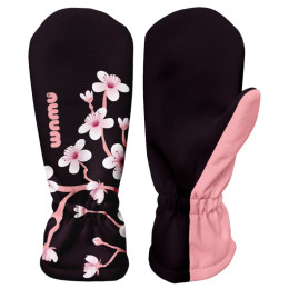 Детски софтшел ръкавици WAMU Pink розов DARK PURPLE