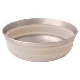 Сгъваема купа Sea to Summit Detour Stainless Steel Collapsible Bowl M бежов Moonstruck Grey