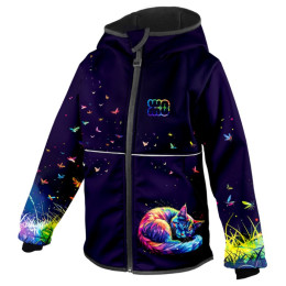 Детско софтшел яке WAMU Dark Purple тъмно лилав DARK PURPLE