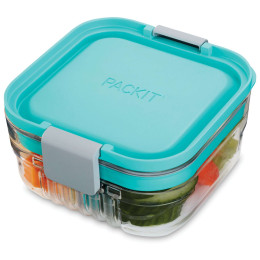 Кутия за закуска Packit Mod Snack Bento Box син Mint