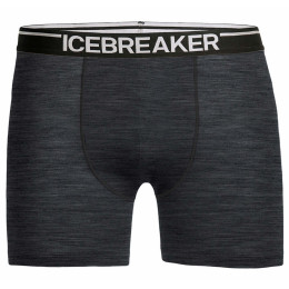 Мъжки боксерки Icebreaker Mens Anatomica Boxers (2018) сив Jet HTHR/Black