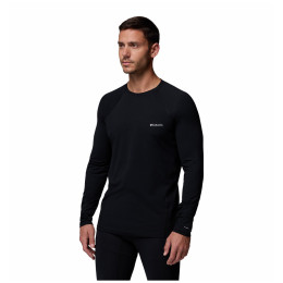 Функционална мъжка тениска Columbia Midweight Stretch Long Sleeve Top черен Black