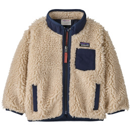 Детски суитшърт Patagonia Baby Retro-X Jacket бежов / син Dark Natural w/New Navy