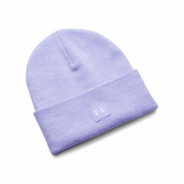 Дамска шапка Under Armour W'S Halftime Beanie бял Transparent/Transparent/White