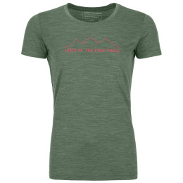 Дамска тениска Ortovox 150 Cool Pixel Voice Ts W зелен Greenforestblend