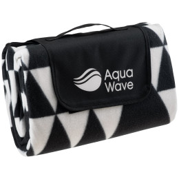 Одеяло за пикник Aquawave Triangle Blanket черен/бял GeometricPrint