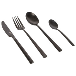 Комплект прибори Bo-Camp 16 Piece Cutlery Set Ballona черен