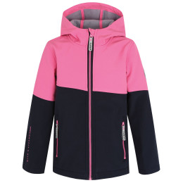 Детско софтшел яке Loap London сив/розов