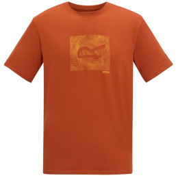 Мъжка тениска Regatta Fingal Stretch оранжев Rooibos Tea