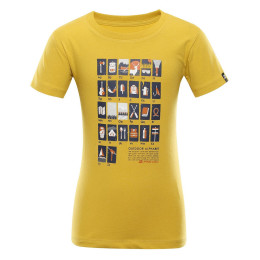 Детска тениска Alpine Pro Epono жълт