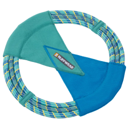 Играчка за куче Ruffwear Pacific Ring™ Toy син Aurora Teal