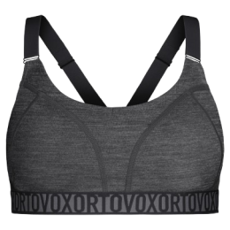 Спортен сутиен Ortovox 150 Essential Sports Top черен Black Raven Blend