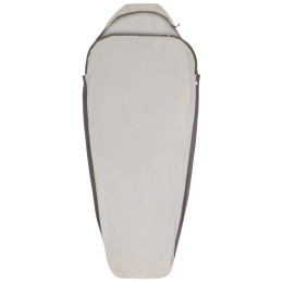 Чаршаф за спален чувал Sea to Summit Silk Blend Sleeping Bag Liner - Mummy светло сив Moonstruck Grey