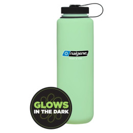 Бутилка Nalgene Wide Mouth Sustain Silo 1500 ml светло зелен Glow