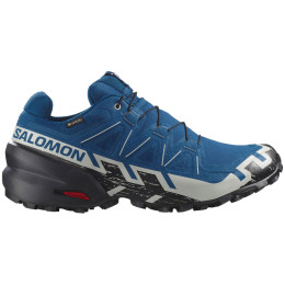 Мъжки обувки за бягане Salomon Speedcross 6 Gore-Tex тъмно син Poseidon / Black / Lunar Rock