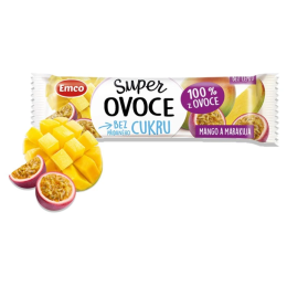 Бар Emco Super плодове - манго/маракуя 30г