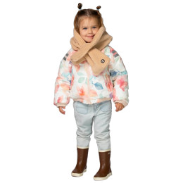 Детско зимно яке DucKsday Reversible Jacket Bliss/Sherpa růžová/hnědá Pastel/Pink