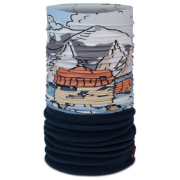 Детски многофункционален шал Buff Polar Youth многоцветен blue