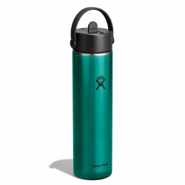 Термос Hydro Flask 24 Oz Lightweight Wide Flex Straw Cap зелен Emerald Green
