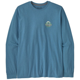 Мъжка тениска Patagonia Long-Sleeved Great Waves Responsibili-Tee син Shore Blue