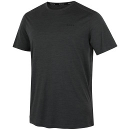 Мъжка тениска MOOA Merino Lyolite 150 Short черен black melange