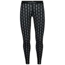 Дамски клин Icebreaker 200 Oasis Leggings Snow Hrtg черен Black