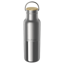 Термос Klean Kanteen Rise Reflect 16oz (w/ Bamboo Cap) сребърен Brushed Stainless