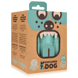 Торбички за кучешки екскременти Explorer Dog Eko Exbags Mint 270 ks