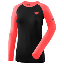 Дамска функционална блуза Dynafit Alpine Pro W L/S Tee черен/оранжев 6A11 - ultra coral/0936