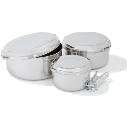 Комплект прибори MSR Alpine 4 Pot Set сребърен