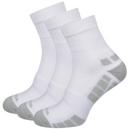 Чорапи MOOA Silver Bamboo Mid 3-pack бял/сив White/Grey