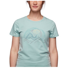 Дамска тениска Black Diamond Summit Scribble Tee син