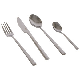 Комплект прибори Bo-Camp Cutlery set 4 pcs сребърен Silver