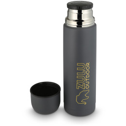 Термос Zulu Vacuum Flask 0,75L сив/жълт grey