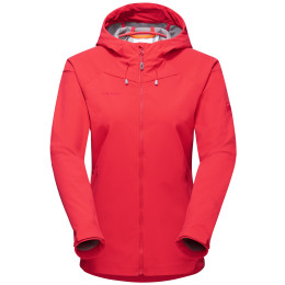 Дамско яко Mammut Sapuen SO Hooded Jacket Women розов Sunset