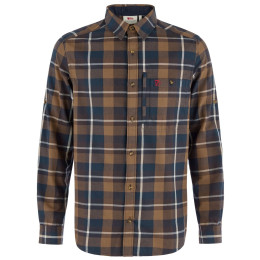 Мъжка риза Fjällräven Fjällglim Regular Shirt M кафяв Wood Brown-Black Oak