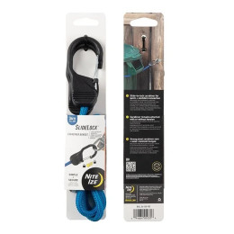 Ластици за багаж Nite Ize Slide Lock Carabiner Bungee 36" син Modrá