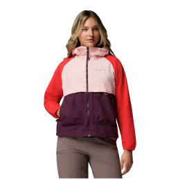 Дамско яке Columbia Spire Valley™ Windbreaker розов Moonvista, Pink Sand, Poppy Red