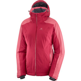 Дамско яко Salomon Brilliant Jkt W розов RioRed/GarnetRose
