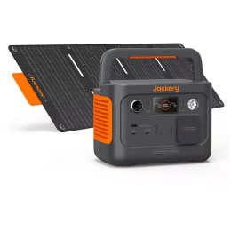 Соларен комплект Jackery Explorer 300 Plus + SolarSaga 40 W Mini черен/оранжев