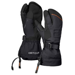Мъжки скиорски ръкавици Ortovox Freeride 3 Finger Glove черен BlackRaven