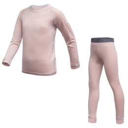 Детско функционално бельо Sensor Merino Air Set Dusty Pink светло розов Dusty Pink