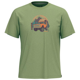 Тениска Smartwool Long Weekend Short Sleeve Graphic Tee зелен fern green