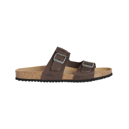 Мъжки чехли Geox U Sandal Ghita кафяв DK COFFEE