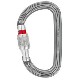 Карабинер Petzl AmD Screw-Lock сребърен